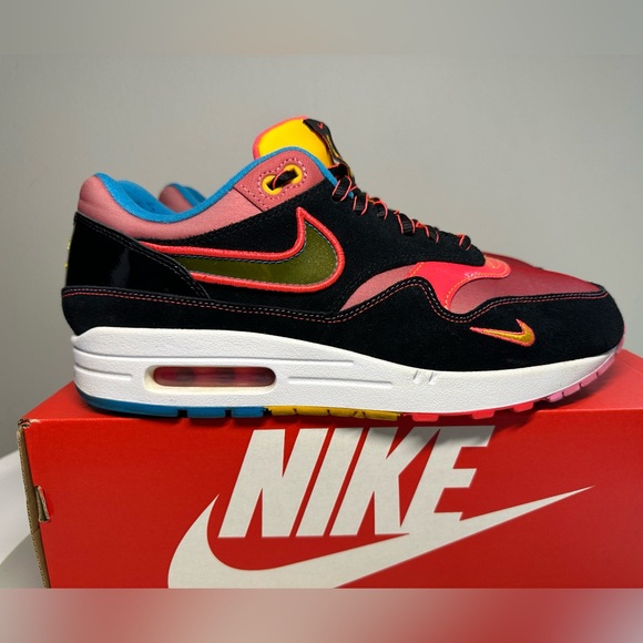 RARE NIKE MEN’S AIR MAX 1 SE THE CHINA TOWN NEW YORK 2020 SIZE 10 - Picture 7 of 12